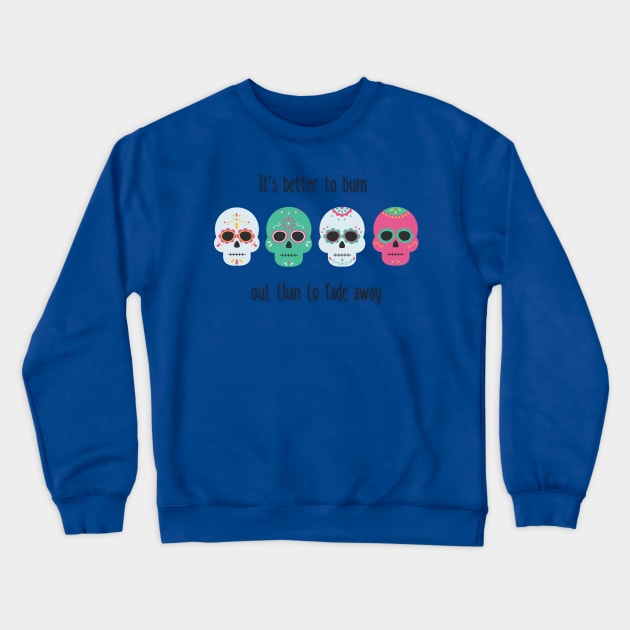 holiday skulls Crewneck Sweatshirt by Ba-Da-Boo